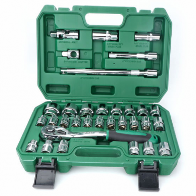 1/2" Dr. Socket set 32pcs 6pt+12pt