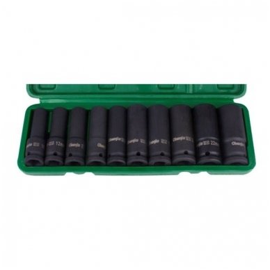 1/2" Deep impact socket set 10pcs.