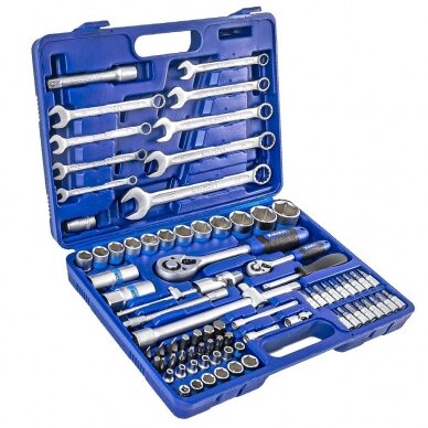 1/4" + 1/2" Dr. Socket wrench set 82pcs. 1