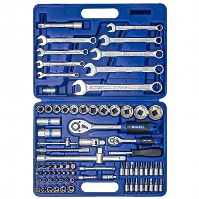 1/4" + 1/2" Dr. Socket wrench set 82pcs. 2