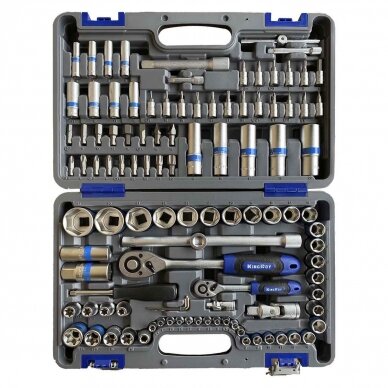 1/4" + 1/2" Dr. Socket set 108pcs. 72TH 1