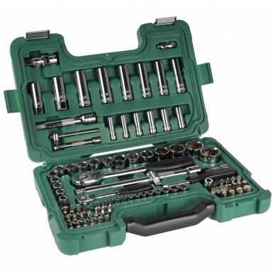 1/4" + 1/2" Dr. Socket set 88pcs