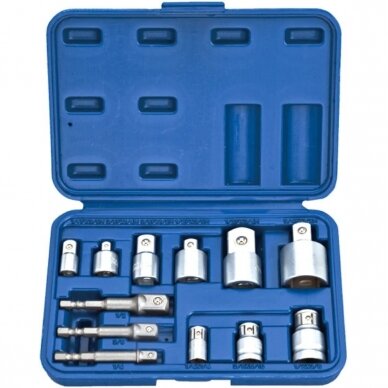 1/4" + 3/8" + 1/2" + 3/4" Dr. Adapter set 12pcs.