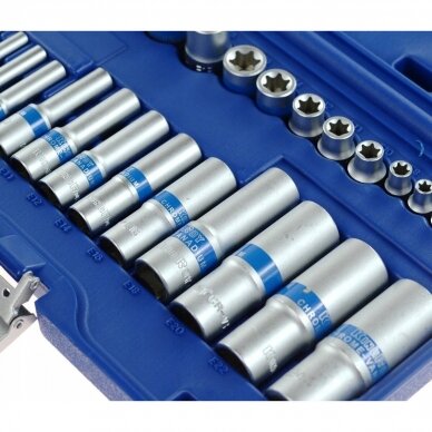 1/4" + 3/8" + 1/2" Dr. E - Socket set 28pcs. 2