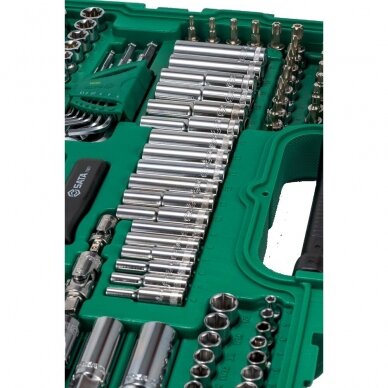 1/4" + 3/8" + 1/2" Dr. Socket wrench set 150pcs. 3