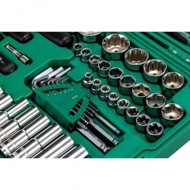 1/4" + 3/8" + 1/2" Dr. Socket wrench set 150pcs. 6