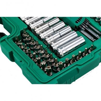 1/4" + 3/8" + 1/2" Dr. Socket wrench set 150pcs. 4