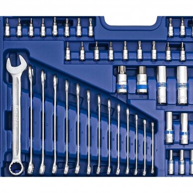 1/4" + 3/8" + 1/2" Dr. Socket wrench set 218pcs. 9