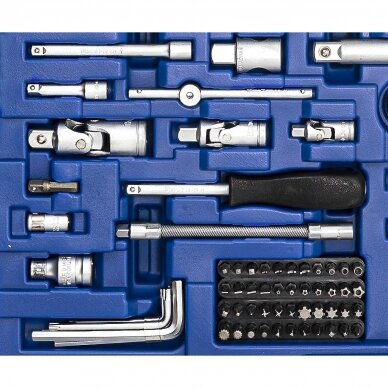 1/4" + 3/8" + 1/2" Dr. Socket wrench set 218pcs. 7