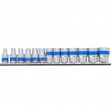 1/4" Dr. Sockets set 13pcs. 1