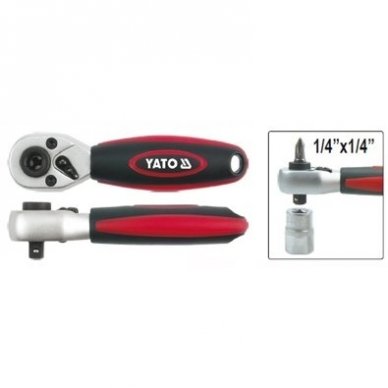 1/4" Dr. Ratchet reversible 105mm with bit drive 1/4"