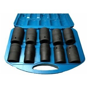 1" Dr. Impact socket set 10pcs. (21-41mm)