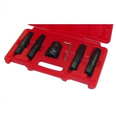 3/4" Dr. Bit socket impact set (TORX) 6pcs.