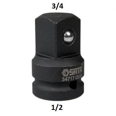 1/2" Dr. Impact adapter 1/2"(F) - 3/4"(M)