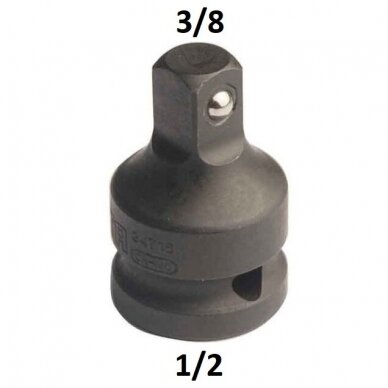 1/2" Dr. Impact adapter 1/2"(F) - 3/8"(M)