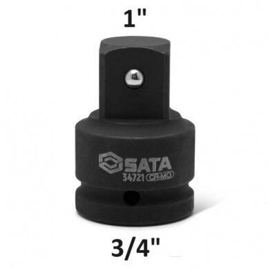 3/4" Dr. Impact adapter 3/4''(F) - 1''(M)