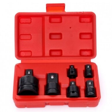 1/4" + 3/8" + 1/2" + 3/4" Impact adaptors set 6pcs