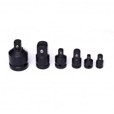 1/4" + 3/8" + 1/2" + 3/4" Impact adaptors set 6pcs 2