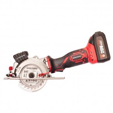 Li-ion Cordless Circular Saw with laser 20V 2