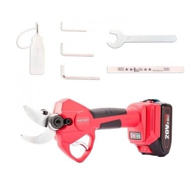 Li-ion Cordless brushless shears/secateurs 20V with telescopic extension 5