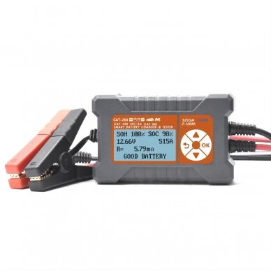 Battery charger & tester 12V 3A 3-220Ah