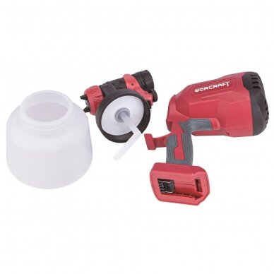 Li-ion Cordless Spray Gun Ø1.8mm, Ø2.6mm 20V LI-ION 4