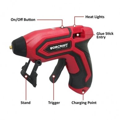 Li-ion Cordless hot melt glue gun 3.7V 1