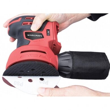 Li-ion Cordless Rotary Sander 125mm 20V 2