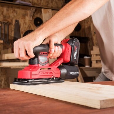 Li-ion Cordless Orbital Sander 94x185mm 20V 8