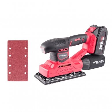 Li-ion Cordless Orbital Sander 94x185mm 20V 11