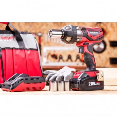 Li-ion Impact Cordless Wrench 1/2" 20V 10