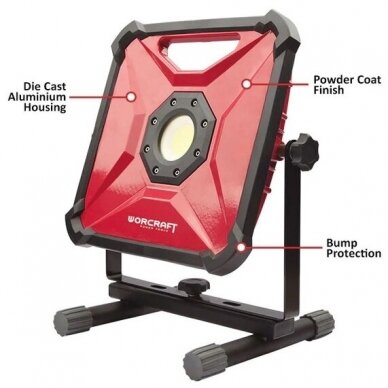 Li-ion Cordless COB(30W) rechargeable flood light 20V 10