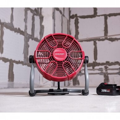 Li-ion Cordless jobsite fan 26W 20V 8