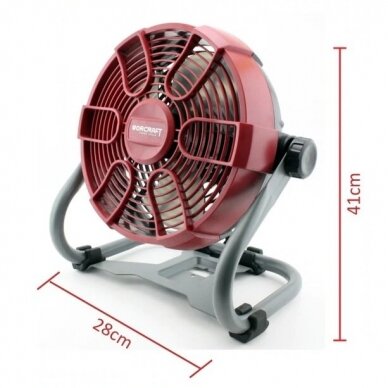 Li-ion Cordless jobsite fan 26W 20V 10