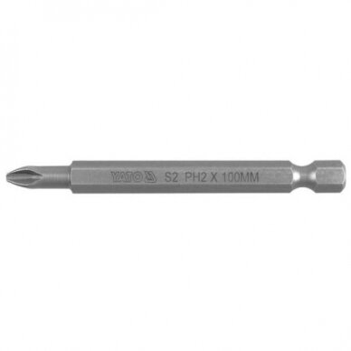 1/4" Dr PHILLIPS bit PH #2 x 100mm