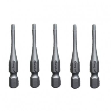 1/4" (6.3mm) Dr IMBUS impact bit, 5pcs. S2