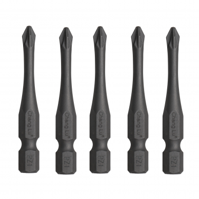 1/4" (6.3mm) Dr POZIDRIV impact bit, 5pcs.