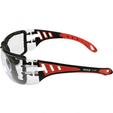 Safety glasses with elastic strap 2