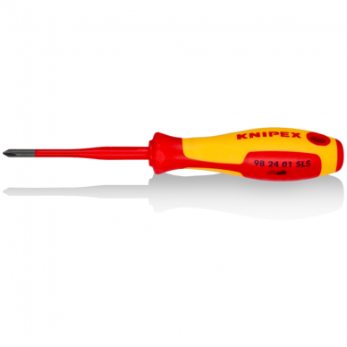 Screwdriver KNIPEX VDE (Slim) Plus/Minus pattern PH/S1x187mm