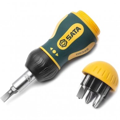 Screwdriver with interchangeable bits (7pcs)