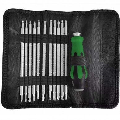 Screwdriver combination set 11pcs (pl./PH/PZ/HEX/torx)