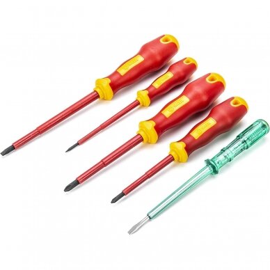 Screwdriver insulated set 5pcs