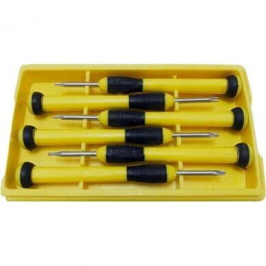 Screwdriver TORX precision set 6pcs.