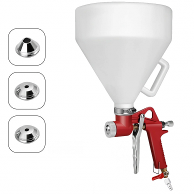 Air hopper gun with interchangeable nozzles Ø4.0, 6.0, 8.0mm (HP)