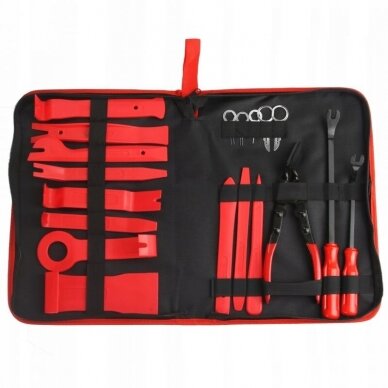 Upholstery and car radio puller set 19pcs