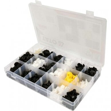 Plastic Push-Type Clip Assortment (418pcs) Honda 1