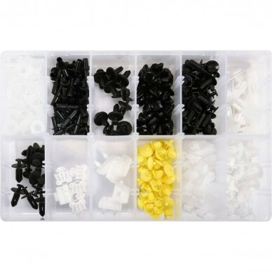 Plastic Push-Type Clip Assortment (270pcs) Mercedes Benz