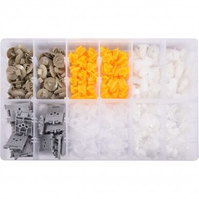 Plastic Push-Type Clip Assortment (300pcs) Renault