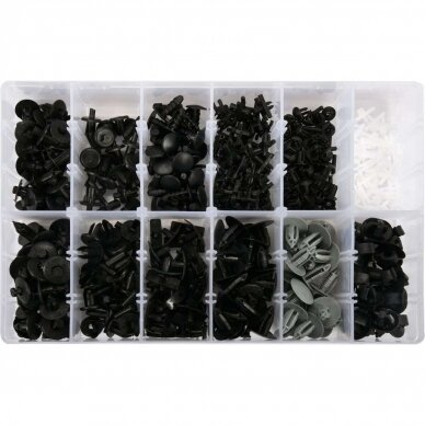 Plastic Push-Type Clip Assortment (350pcs) Volvo