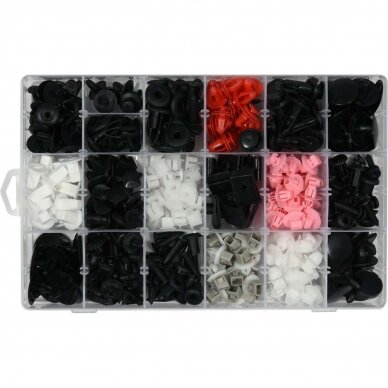 Plastic Push-Type Clip Assortment (360pcs) Toyota Lexus